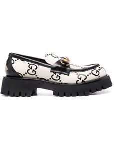 Mocassini Gucci in Pelle Bianco taglia 37 EU 